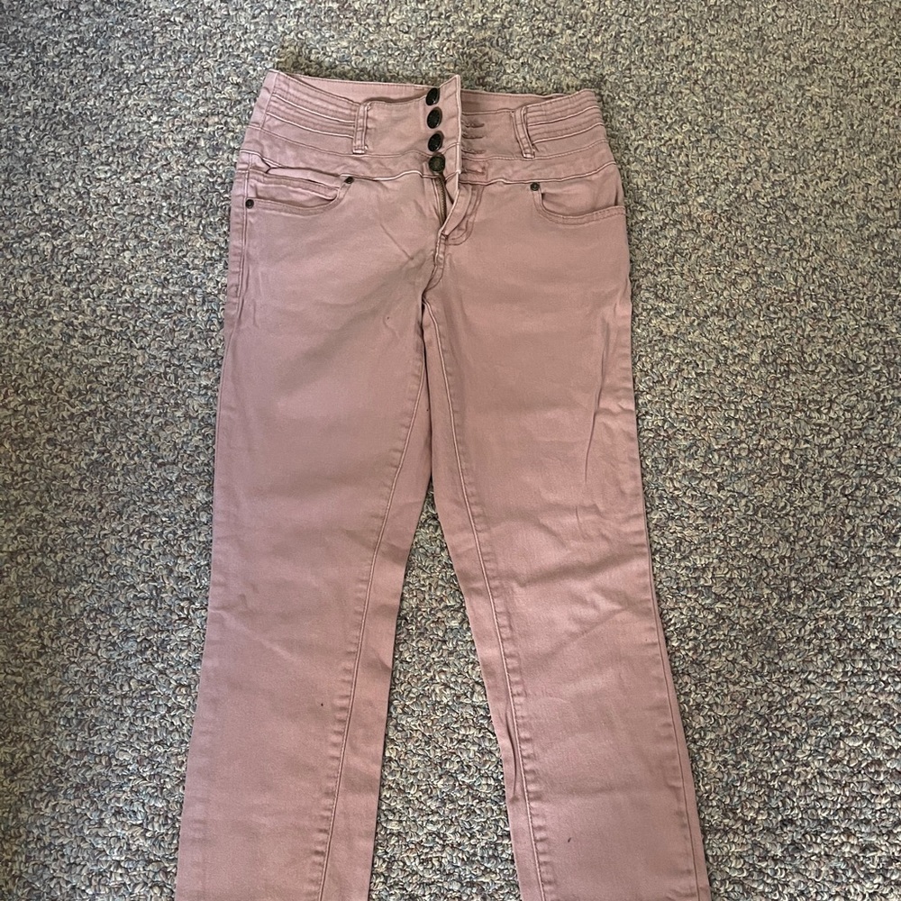 Light mauve jeans